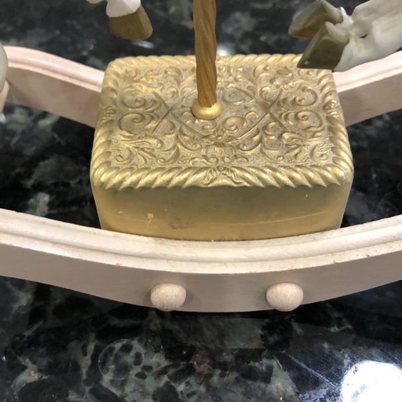 Rocking Horse San Francisco Music Company Heart Red Rose Vintage - Picture 2 of 8